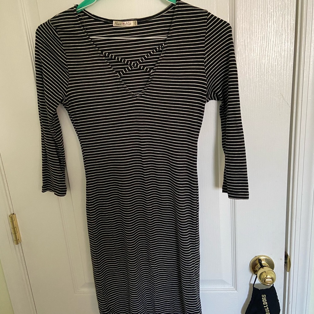 Mini striped dress
